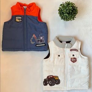 *Wonder Kids* Toddler Boy Puffer Vests